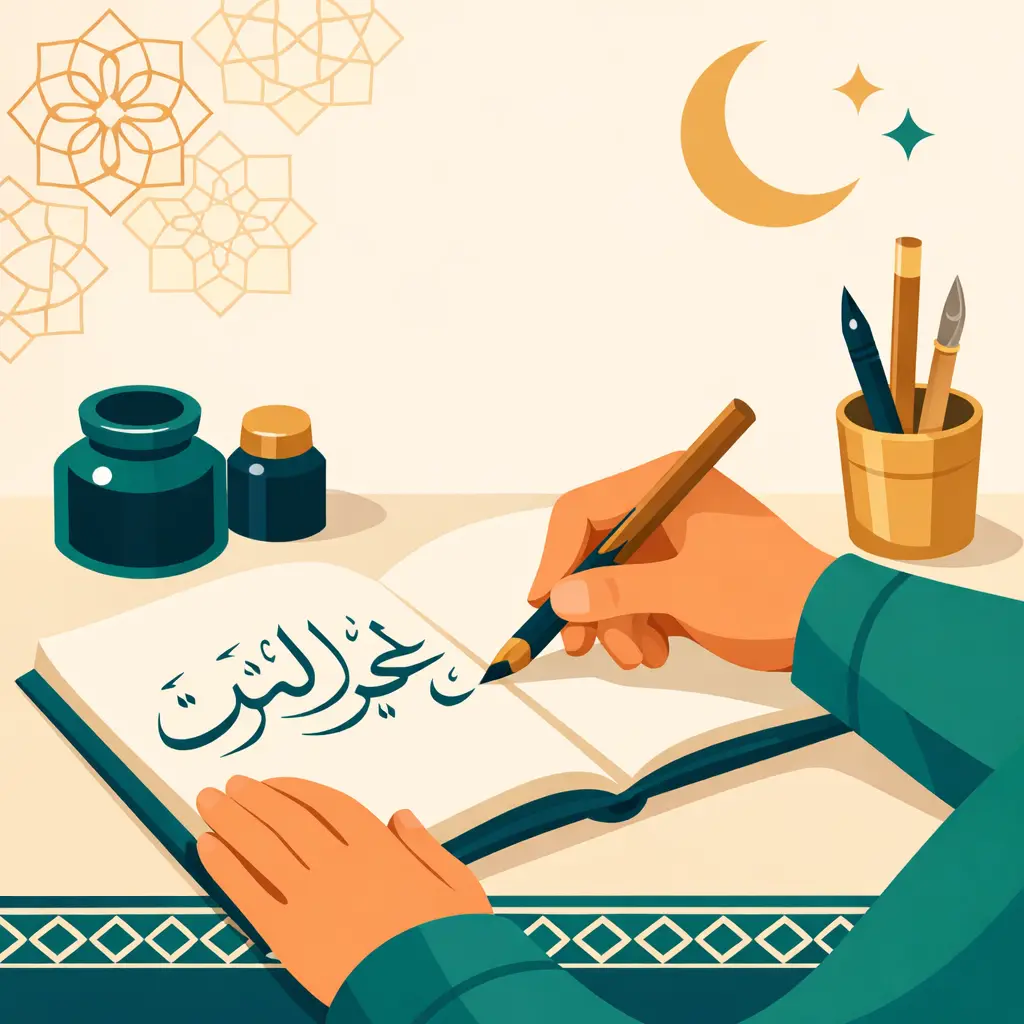 Apprendre l'Arabe en Écrivant : Un Voyage de Découverte